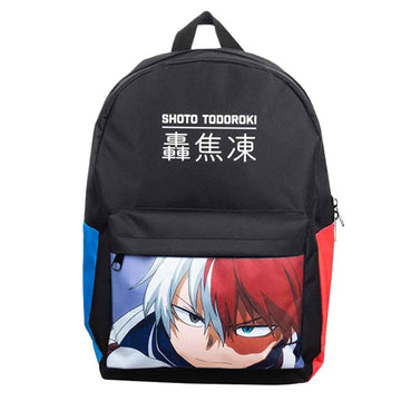 My Hero Academia Todoroki Color Block Backpack - BUCKET POPCORN